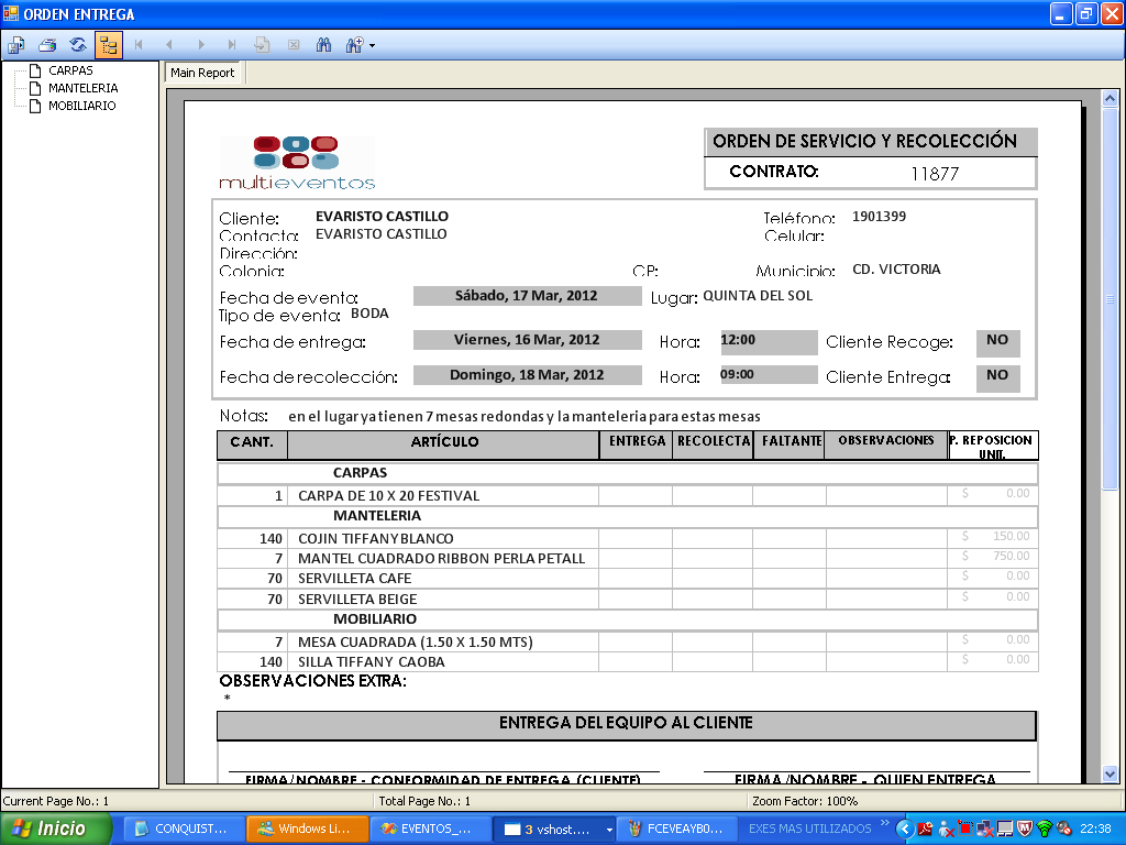 Eve AyB Formato de entrega y recolección